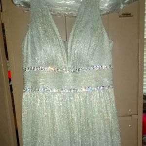 Silver and gold dress